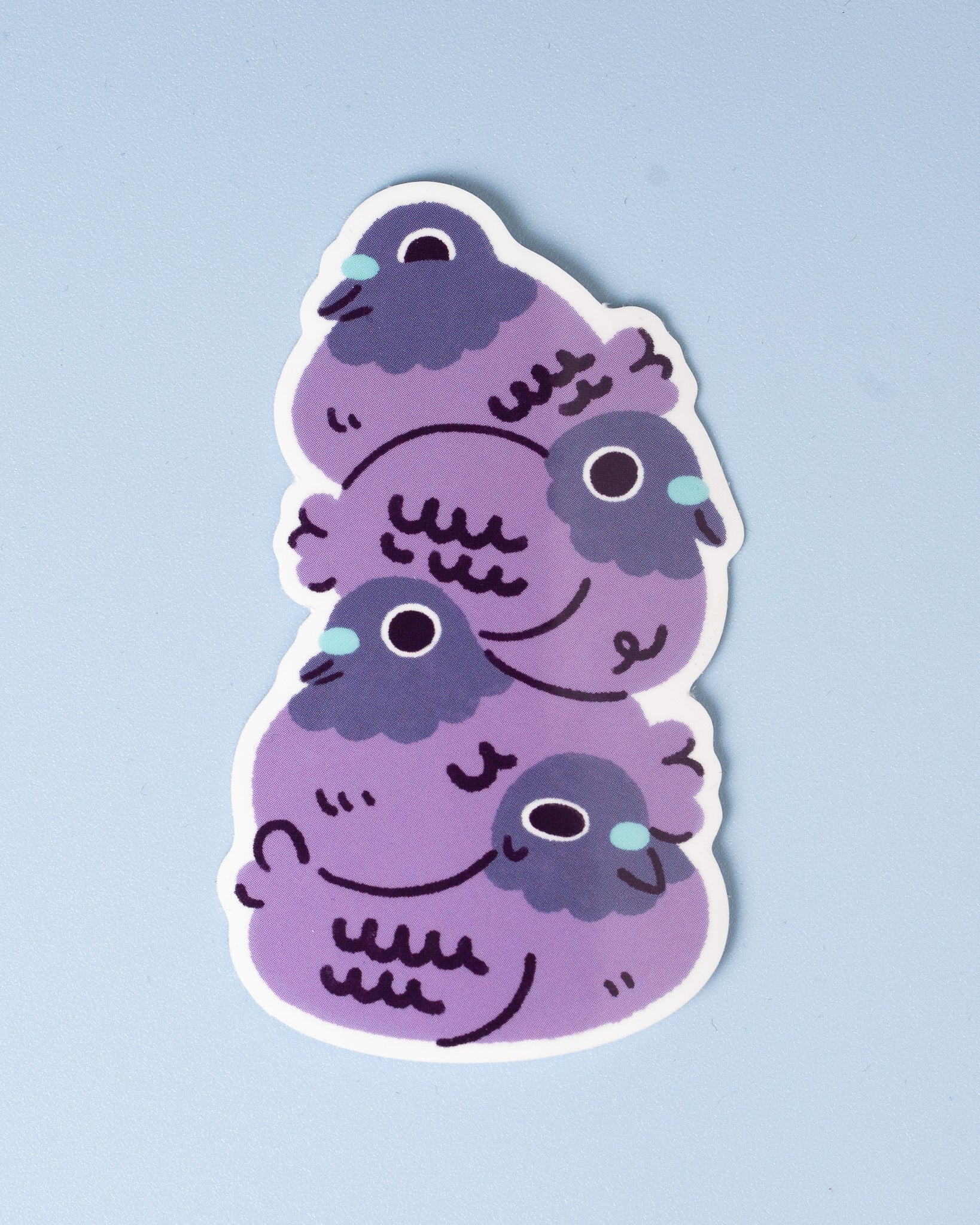 Pigeon Stack - Vinyl Sticker