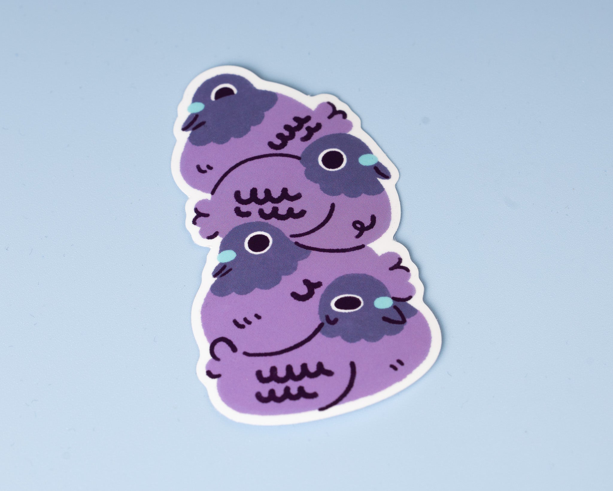 Pigeon Stack - Vinyl Sticker