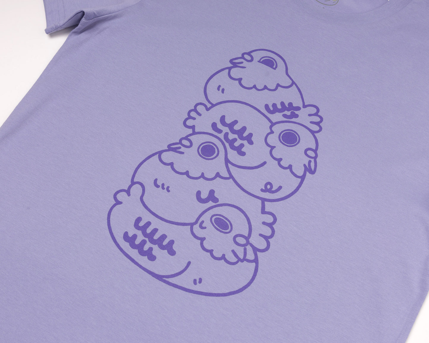 Pigeon Stack - Violet T-shirt