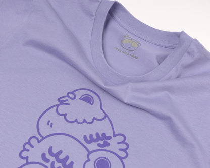 Pigeon Stack - Violet T-shirt