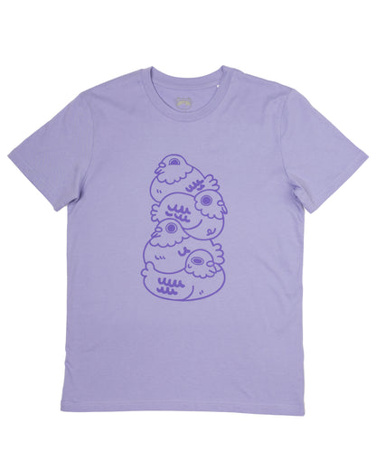 Pigeon Stack - Violet T-shirt