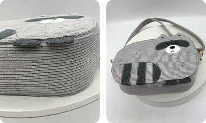PREORDER Raccoon - Corduroy Crossbody bag