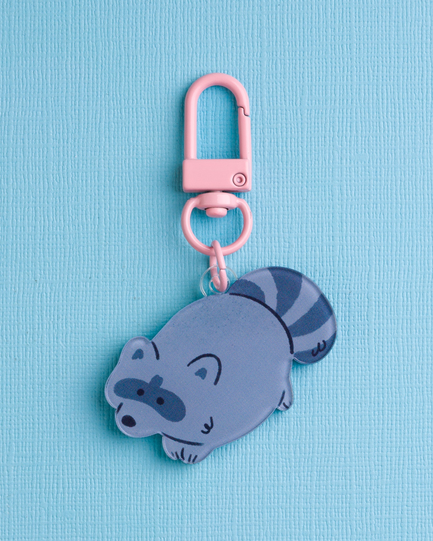 Mini Raccoon - Acrylic Keychain