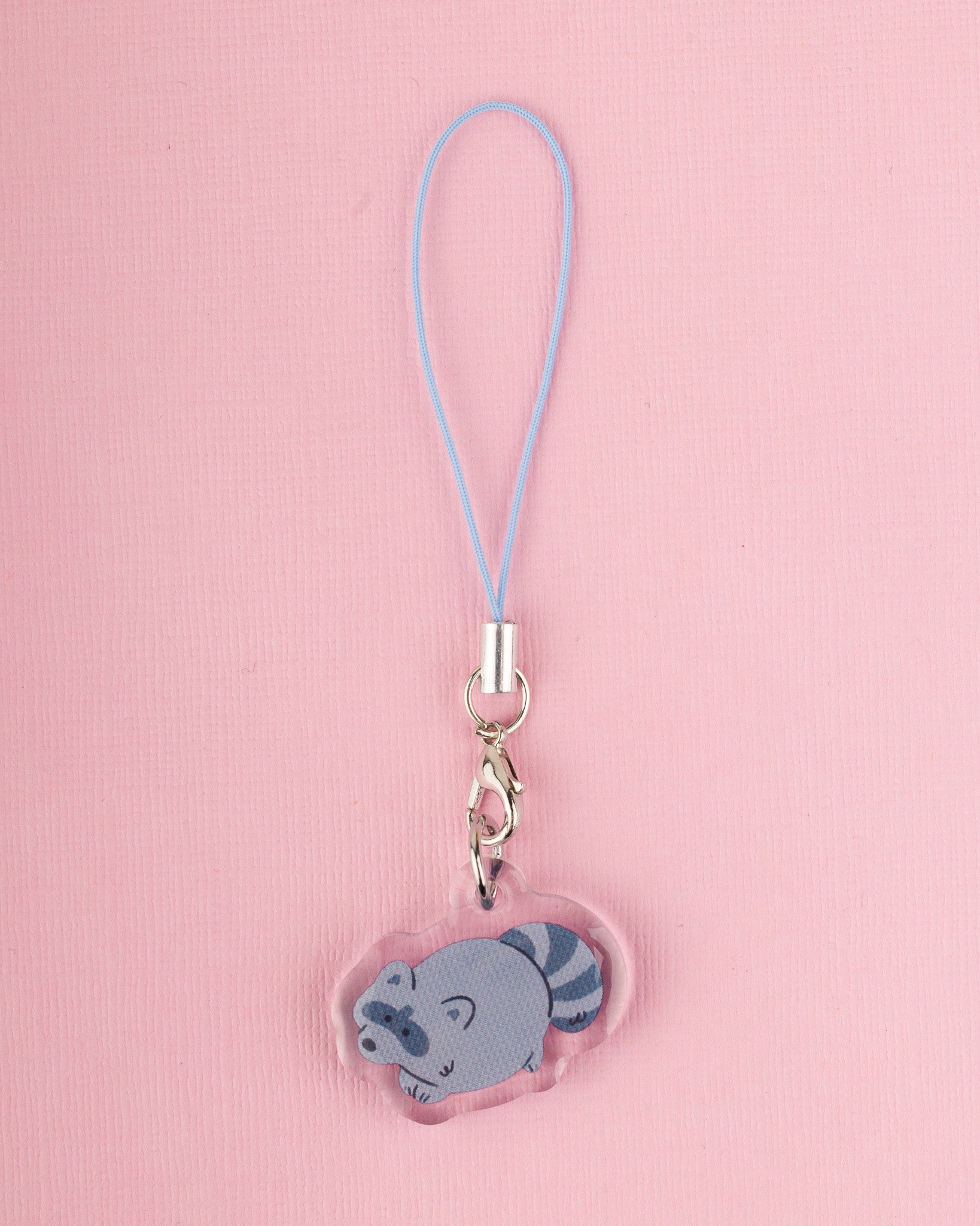 Raccoon - Acrylic Phone Charm