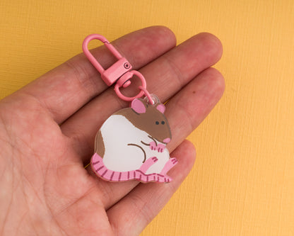 Mini Rat - Acrylic Keychain