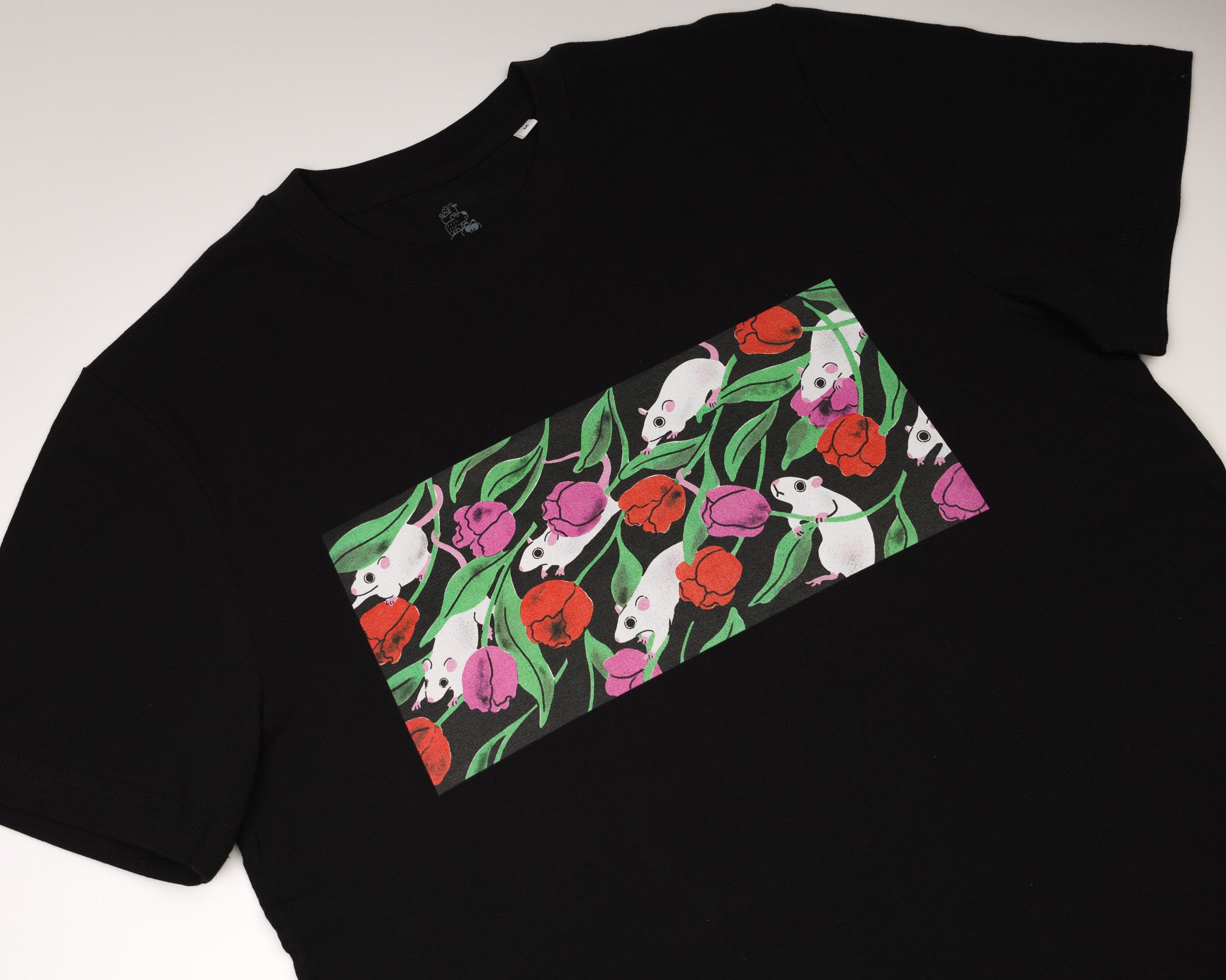 Rats and Tulips - Relaxed Heavyweight T-shirt