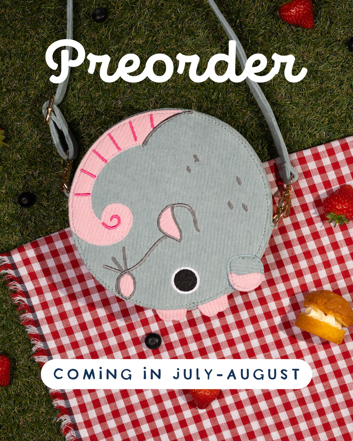 PREORDER Rat - Corduroy Crossbody bag