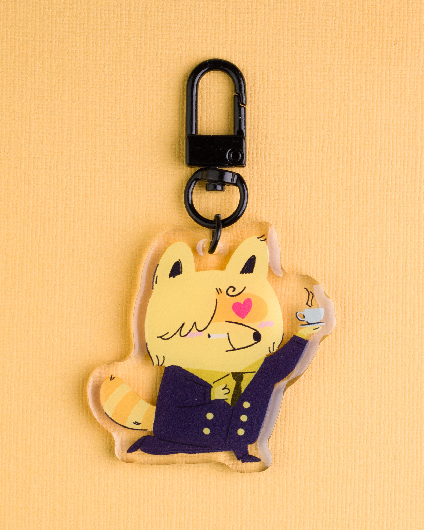 Cook - Raccoon Pirates Epoxy Acrylic Keychain