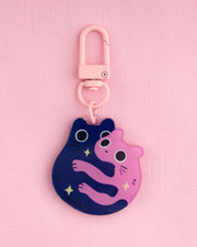 Mini Snug Cats - Acrylic Keychain
