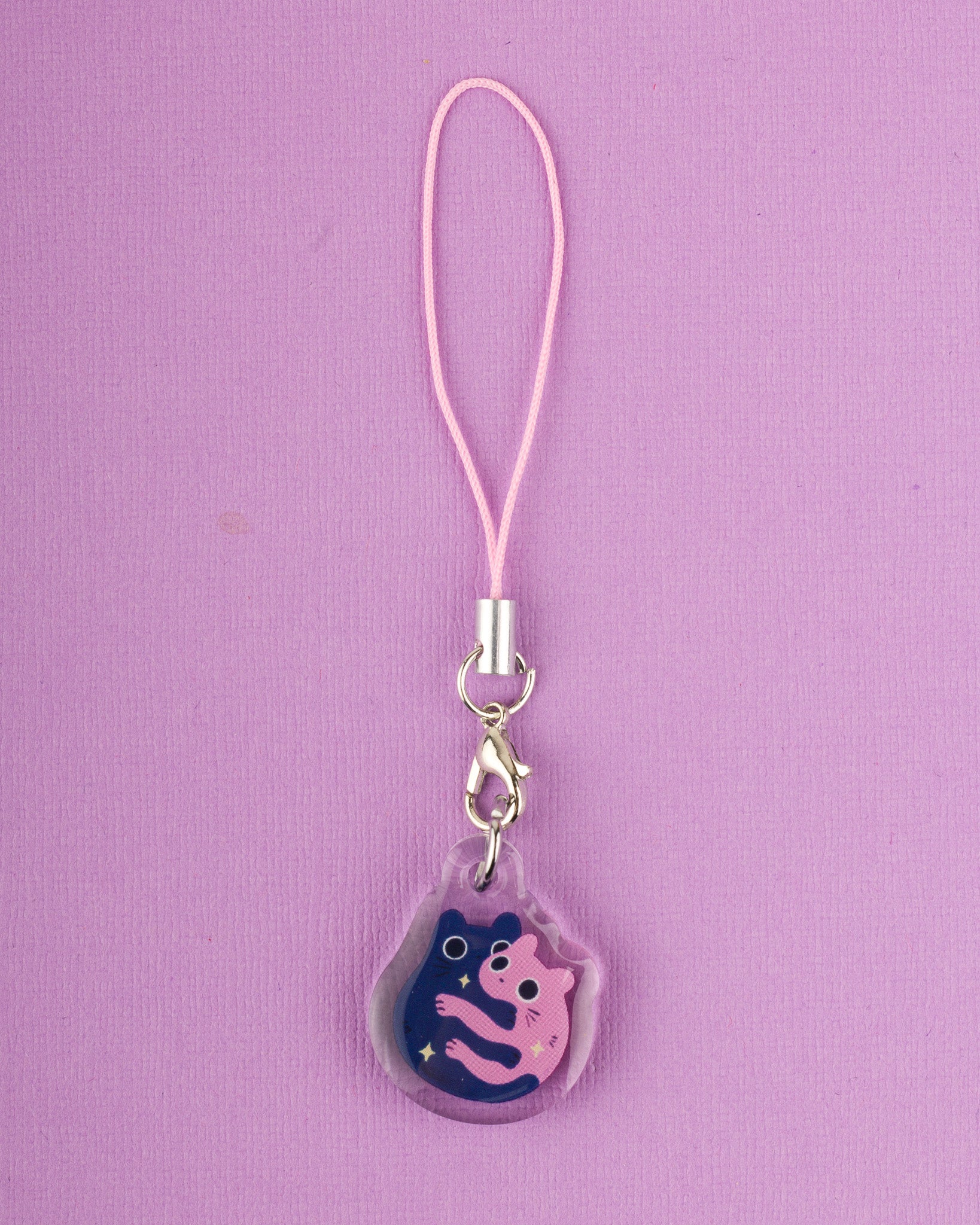 Snug Cats - Acrylic Phone Charm