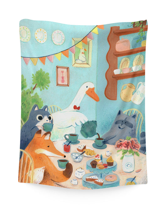 Tea Party- Fabric Tapestry