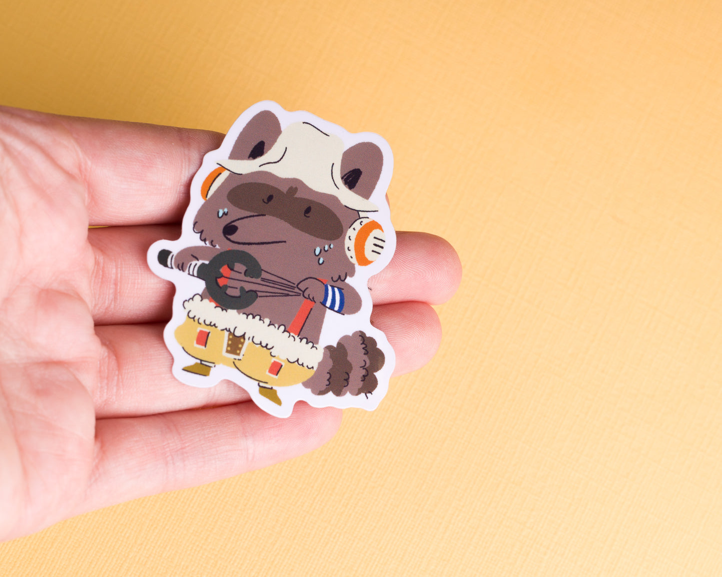 Sniper - Raccoon Pirates Vinyl Sticker