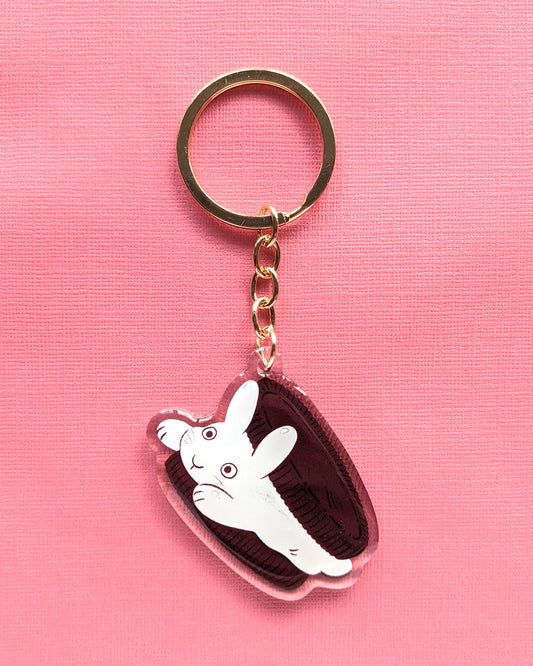 Bunny and Cookie - Acrylic Keychain