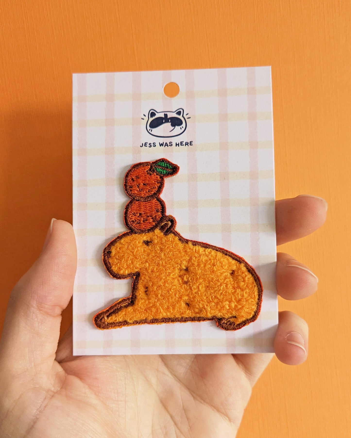 Capybara - Chenille Embroidered Patch