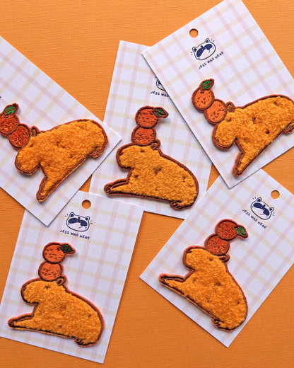 Capybara - Chenille Embroidered Patch