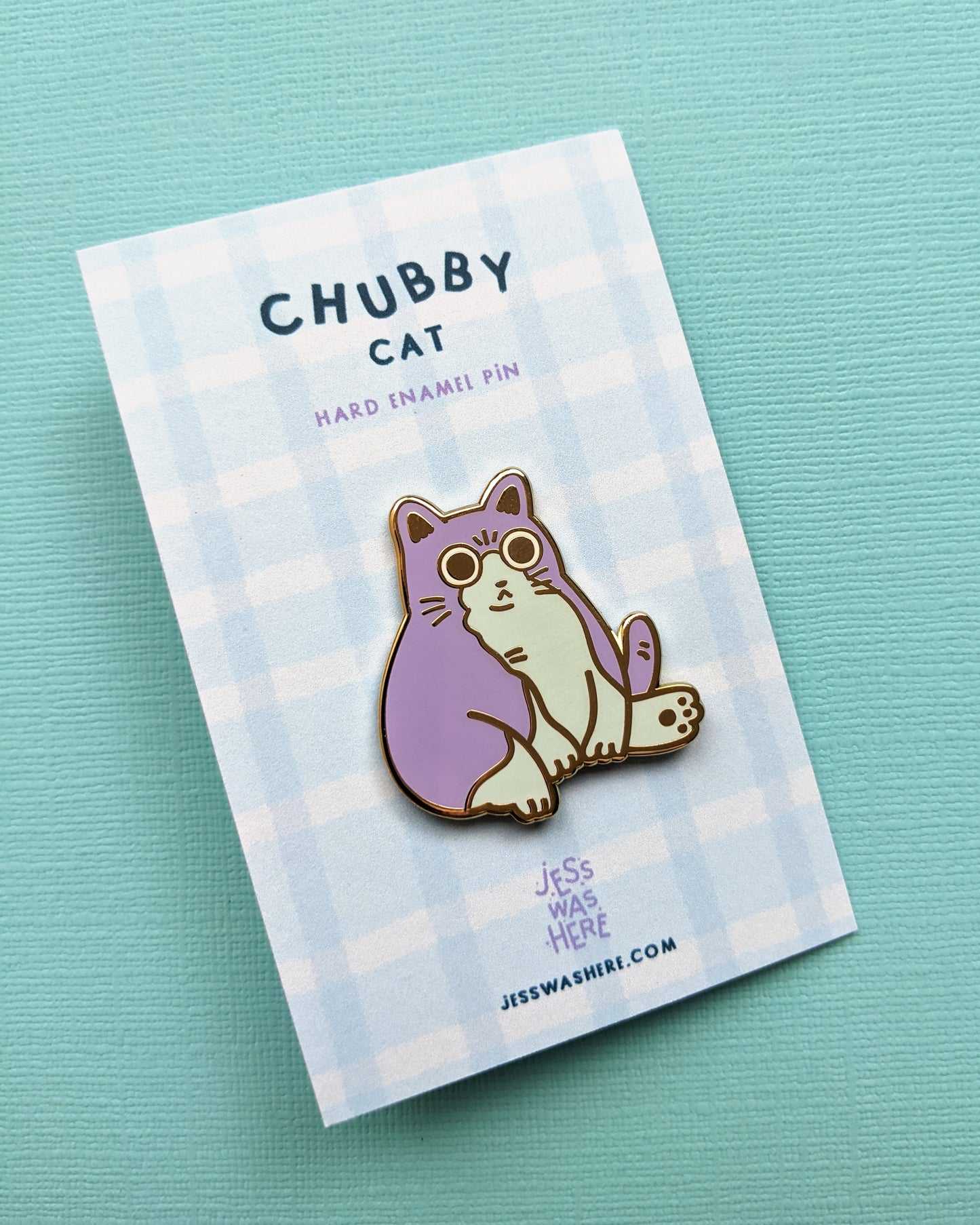 Chubby Cat - Enamel Pin