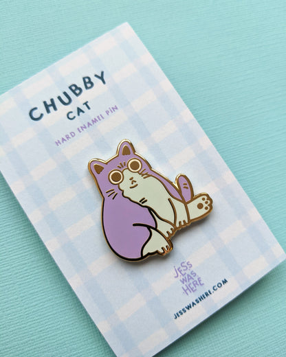 Chubby Cat - Enamel Pin