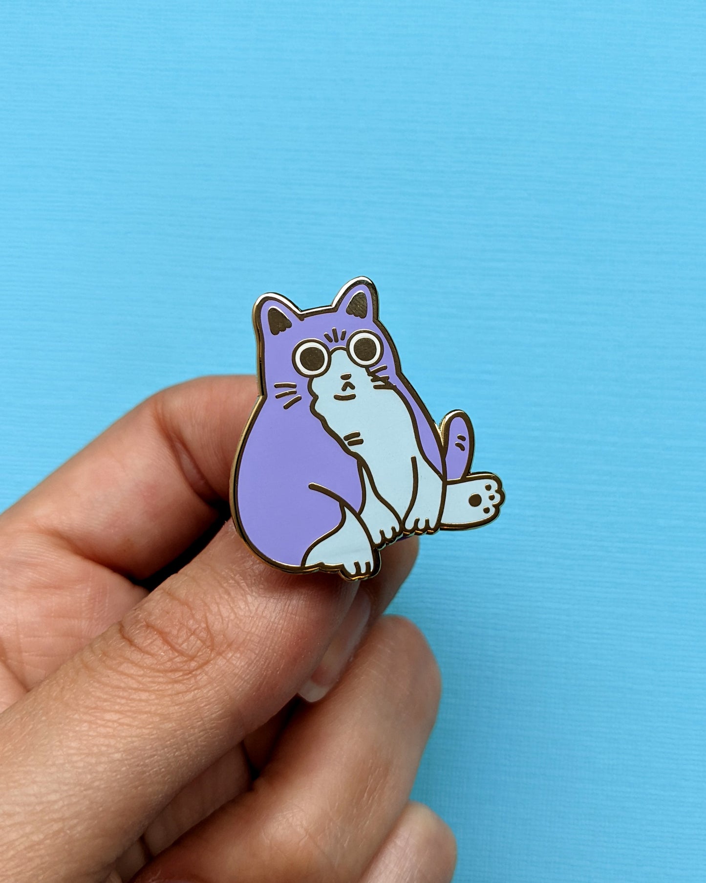 Chubby Cat - Enamel Pin