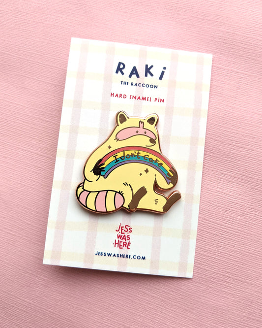 I don't care - Enamel Pin