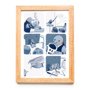 Mr Pigeon - A5 Art Print