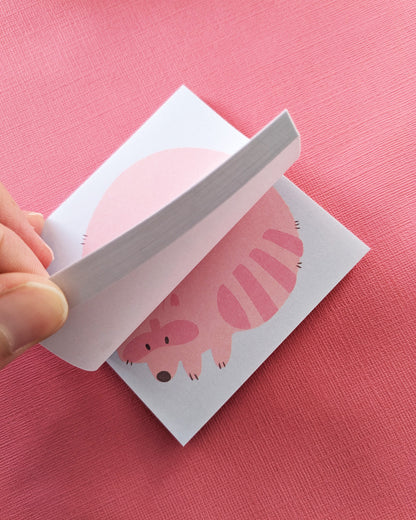 Round Raccoon - Sticky Notes