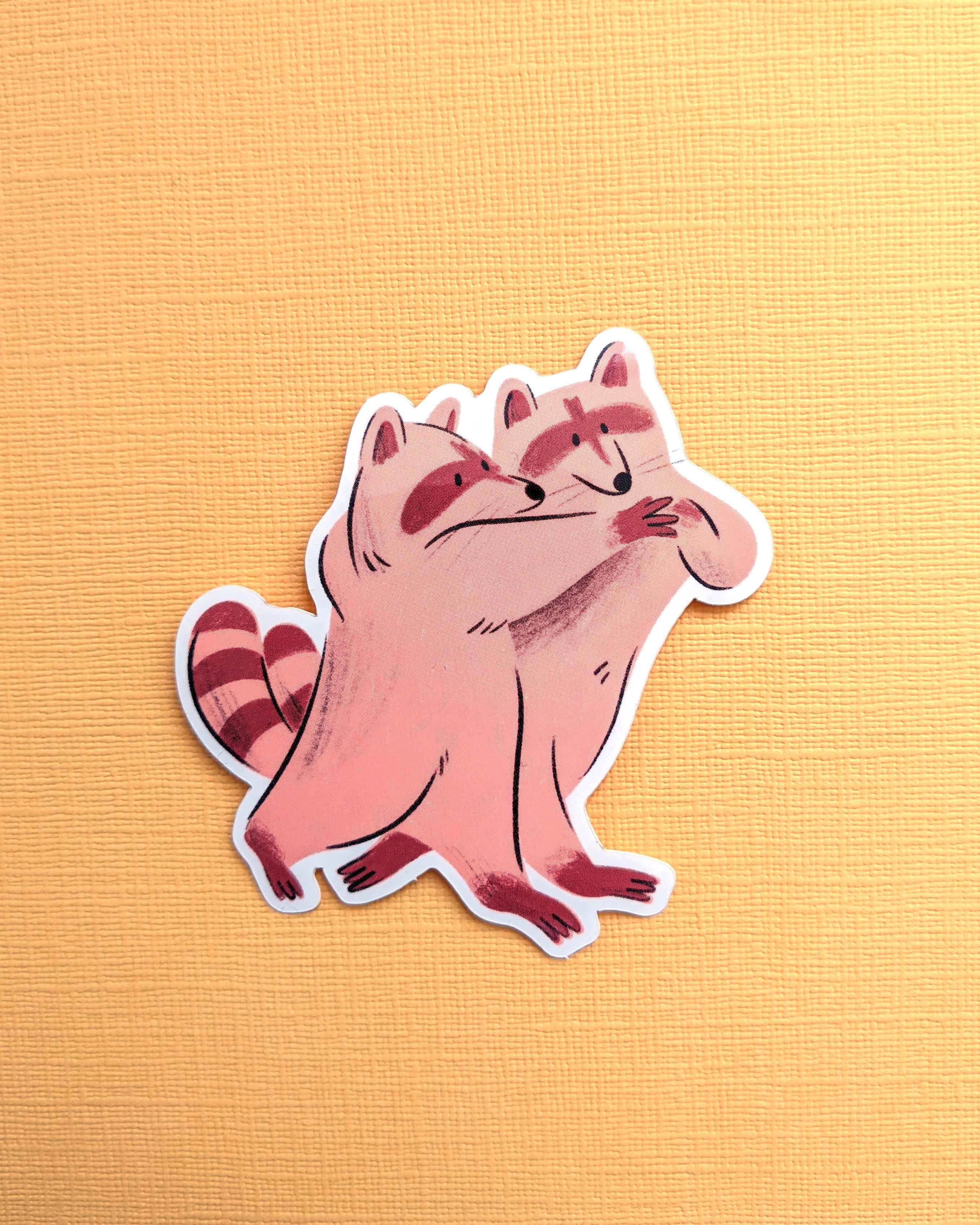 Tango Raccoons - Vinyl Sticker