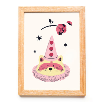 Pierrot Raccoon - Print