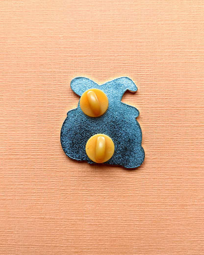 Raccoon & Pumpkin - Enamel Pin